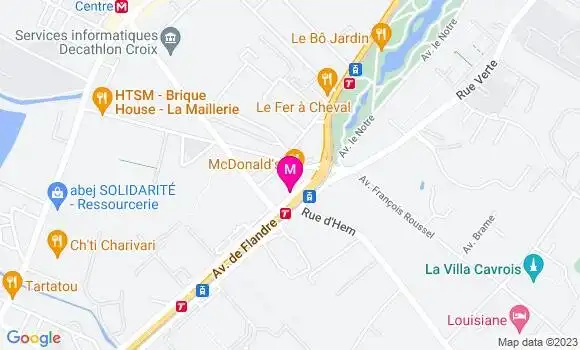 Localisation Amaury Duflos