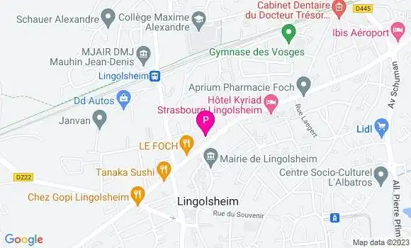 Localisation Chloe Sensenbrenner