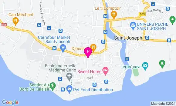Localisation Justine Pouchard