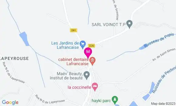 Localisation Delphine Mercier