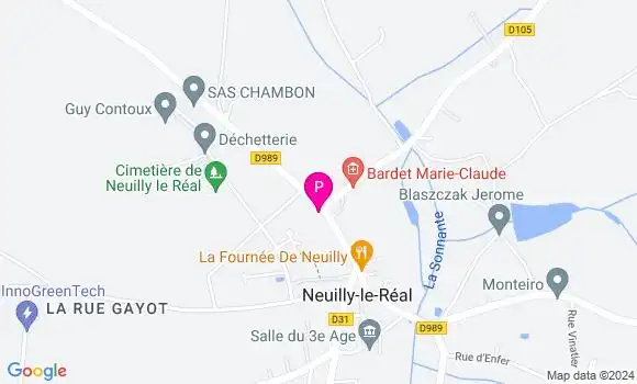 Localisation Jeanne Lheureux