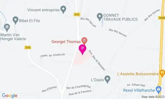 Localisation Dimitri Veyrenc De Lavalette