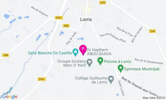 Localisation Camille Cosson
