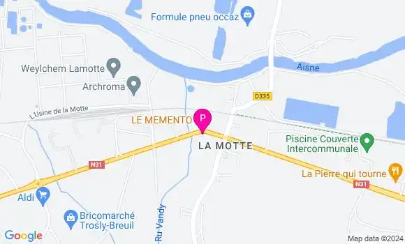 Localisation Pauline Pershon