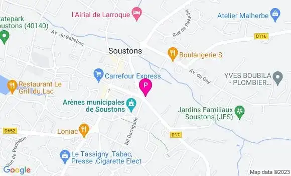 Localisation Caroline Pelaprat