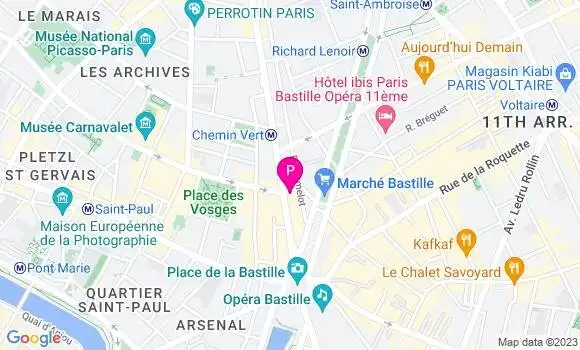 Localisation Charlotte Cuvelier