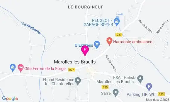 Localisation Amelie Ride