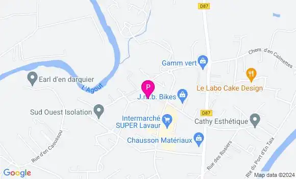Localisation Valentine Mangin