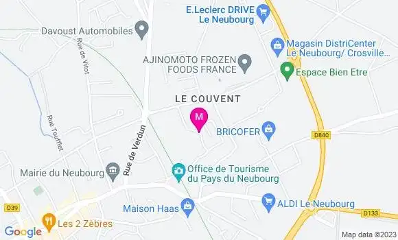 Localisation Mathilde Cormon