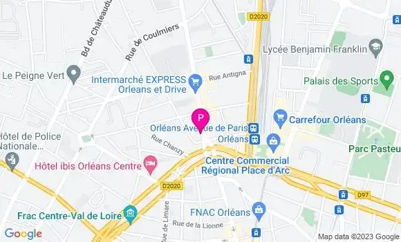 Localisation Ines Lopez