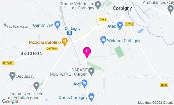 Localisation Nathalie Rigomer