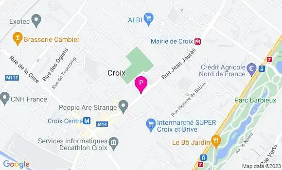 Localisation Nathalie Dereppe