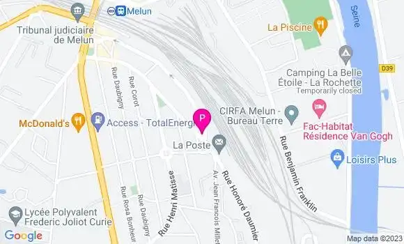 Localisation Laurene Berrier