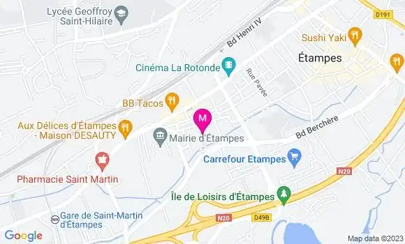 Localisation Amelie Fillardet