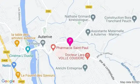 Localisation Anaelle Caracasse