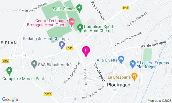 Localisation Claire Le Meur