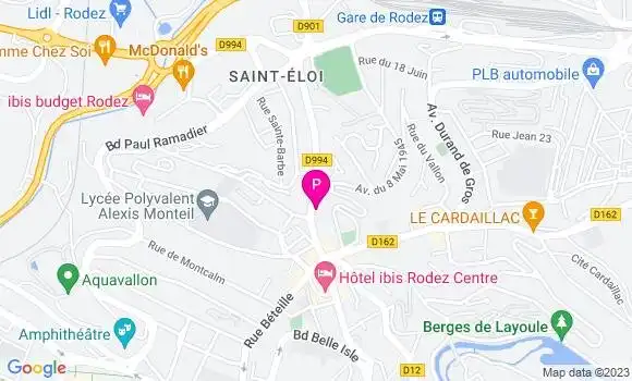 Localisation Myriam Le Turdu Rigal