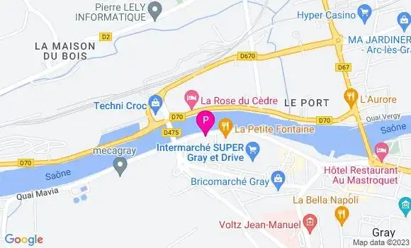 Localisation Armelle Thomas