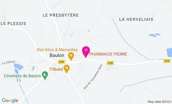 Localisation Aurore Monges