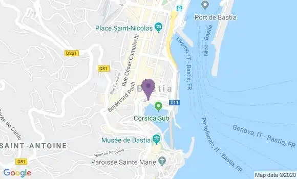 Localisation Jean Marie Leccia
