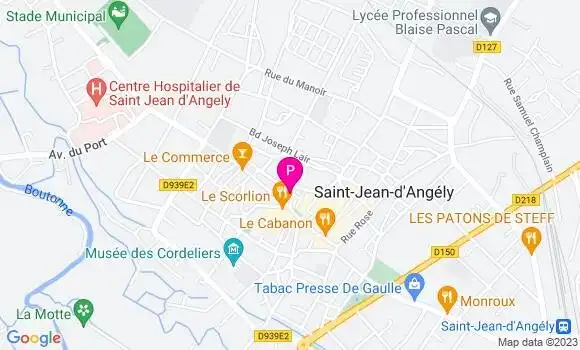 Localisation Juliette Passe Lusseault