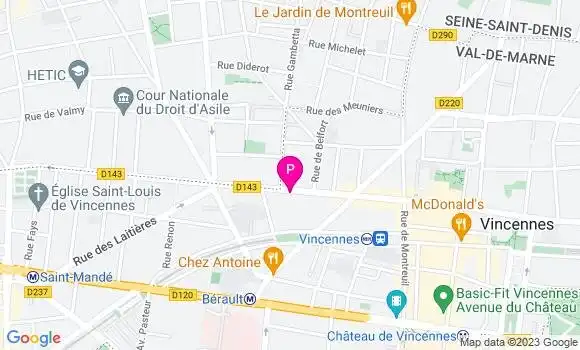 Localisation Cecile Denhez