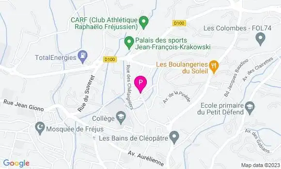 Localisation Claire Theophile