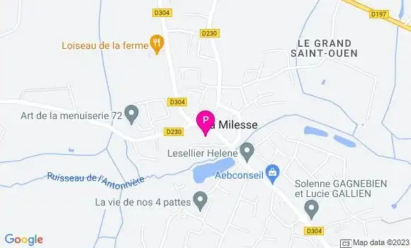 Localisation Laura Lelong Geneix