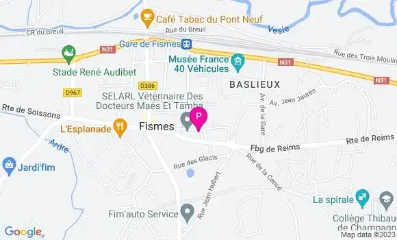 Localisation Thomas Grandjean