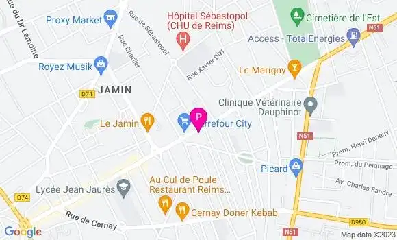 Localisation Leila Larbi