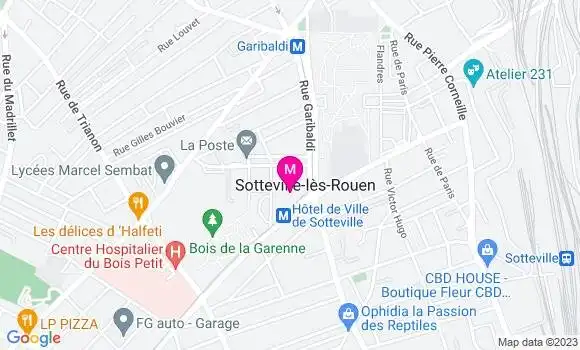 Localisation Emilie Camelin
