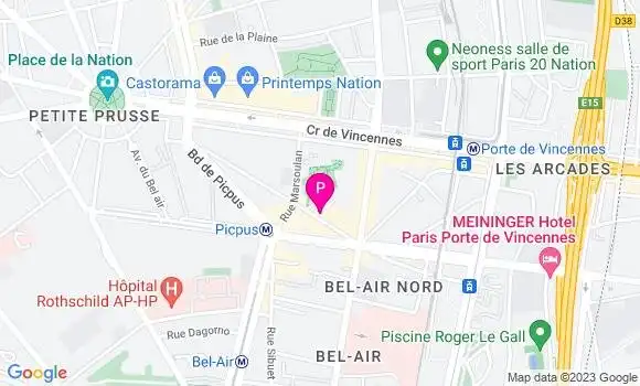 Localisation Philippe Villeneuve