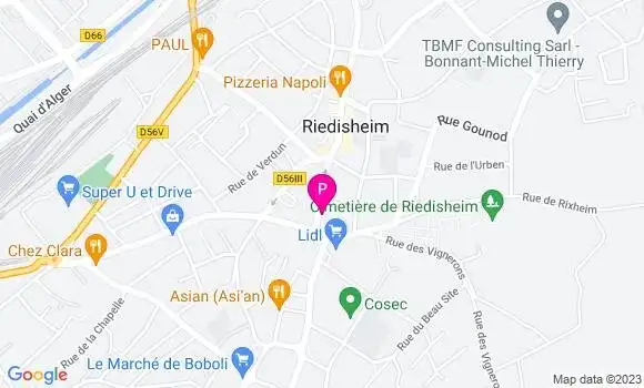 Localisation Christine Pietschmann Colin