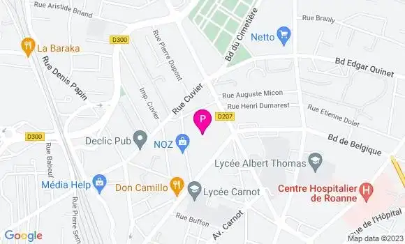 Localisation Claire Dufour