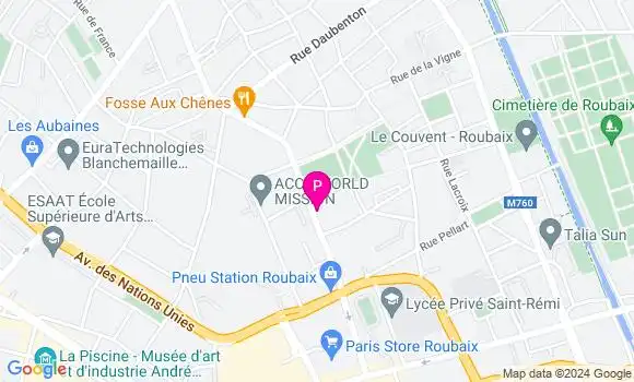 Localisation Amandine Roger