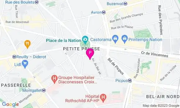 Localisation Eliane Pinel