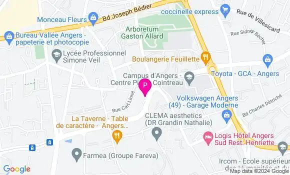 Localisation Agathe Plassais