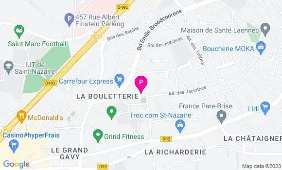 Localisation Basile Bourget