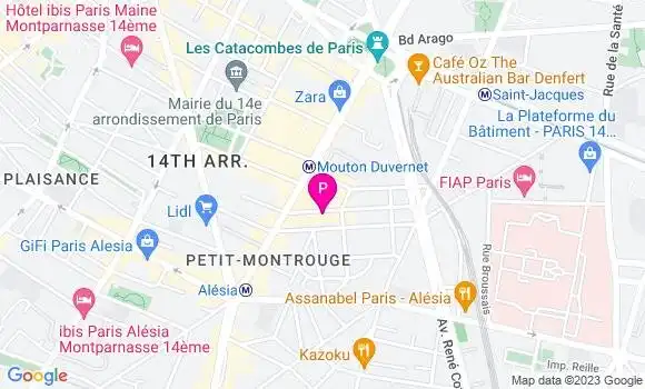 Localisation Anne Sophie Diboue