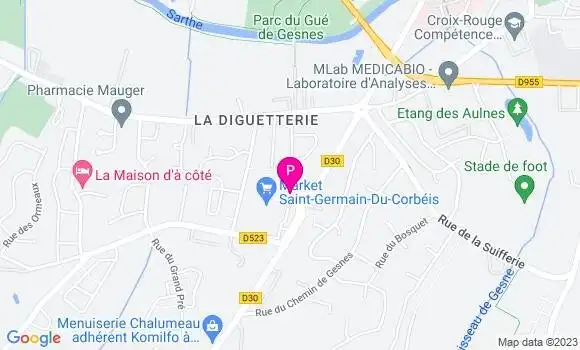 Localisation Marjorie Boeuf