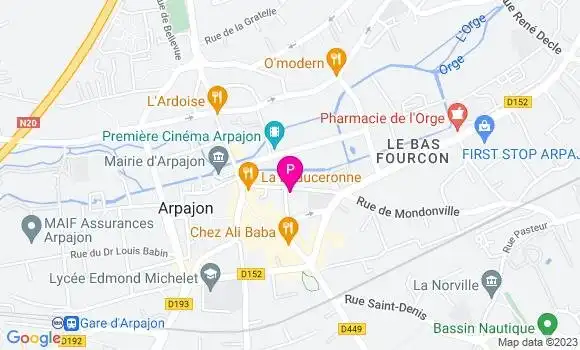 Localisation Aude Bourgeois