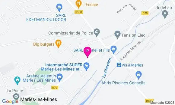 Localisation Mickael Bajeux
