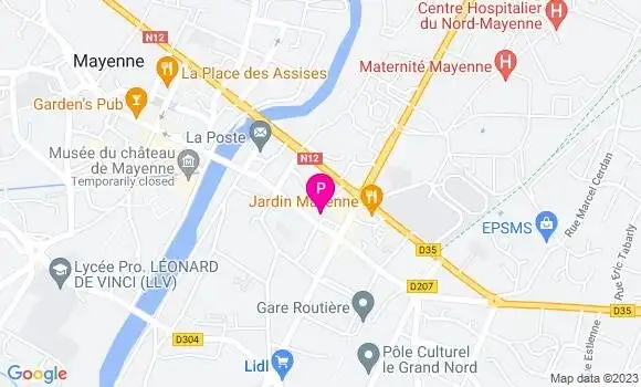 Localisation Maxime Houdayer