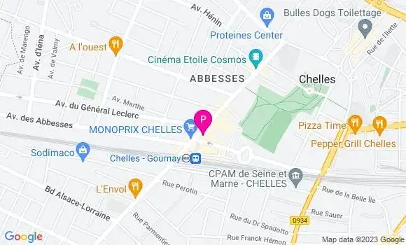 Localisation Charlotte Clemenceau
