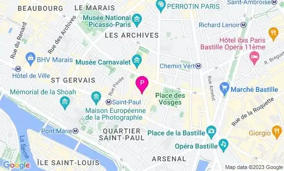Localisation Agathe Colombier