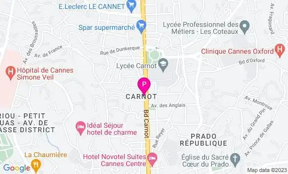 Localisation Cécile Tinus