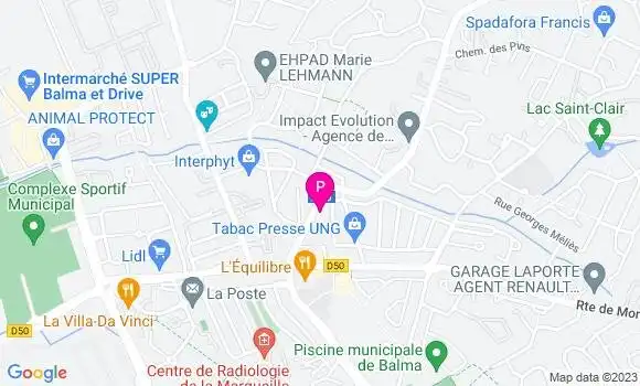 Localisation Elisabeth Loussert
