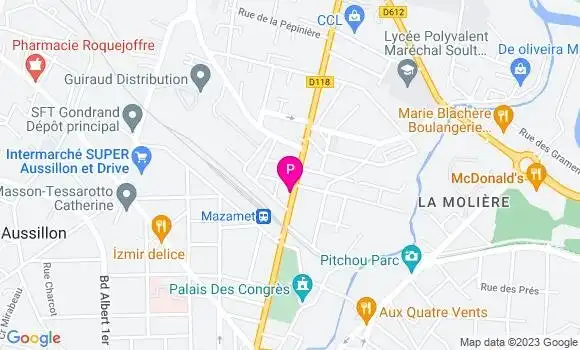 Localisation Sandra Costecalde
