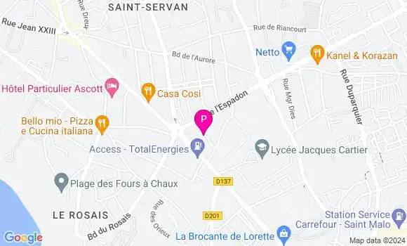 Localisation Marie Mahe