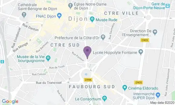Localisation Sandra Lansard Saint Gilles